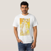 Alphonse Mucha Lily T-shirt (Voorkant volledig)