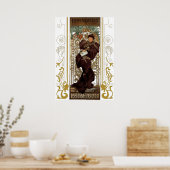 Alphonse Mucha - Lorenzaccio - Art Nouveau Poster (Keuken)