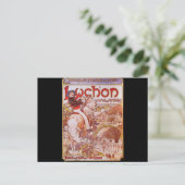Alphonse Mucha Luchon Briefkaart (Staand voorkant)