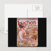 Alphonse Mucha Luchon Briefkaart (Voorkant / Achterkant)