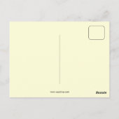  Alphonse Mucha maand April art nouveau Briefkaart (Achterkant)