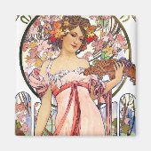 Alphonse Mucha Magneet (Voorkant)