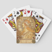 Alphonse Mucha Masterpart Collectie Deck Speelkaarten (Achterkant)