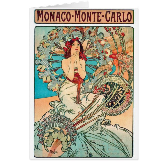 Alphonse Mucha Monaco, Monte-Carlo, 1897 (Voorkant)