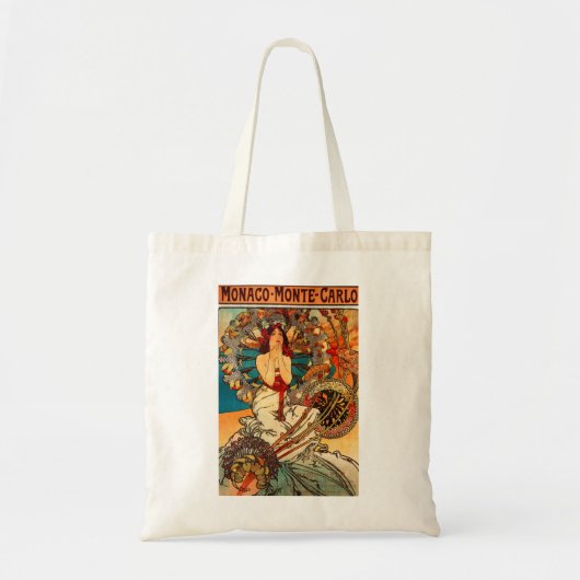Alphonse Mucha Monaco Monte Carlo Canvas tas (Voorkant)
