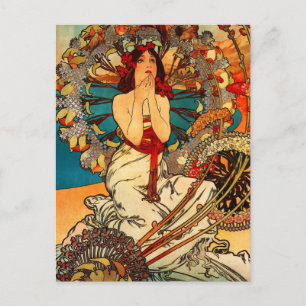 Alphonse Mucha Monte Carlo Briefkaart