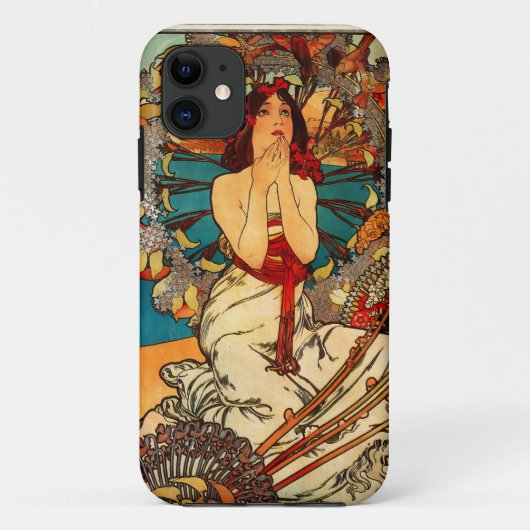 Alphonse Mucha Monte Carlo iPhone 5 Hoesje (Achterkant)