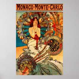 Alphonse Mucha Monte Carlo Poster