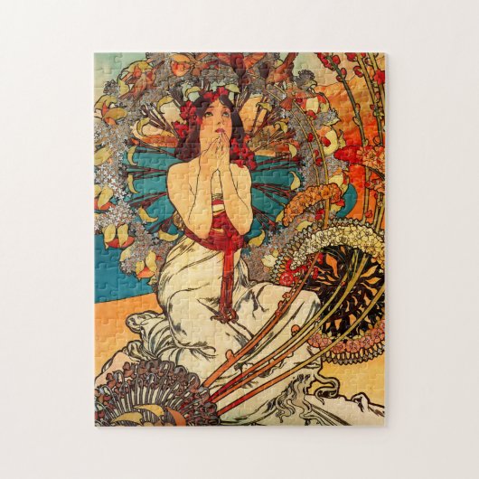 Alphonse Mucha Monte Carlo Puzzle Legpuzzel (Verticaal)