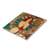 Alphonse Mucha Monte Carlo Tile Tegeltje (Zijkant)