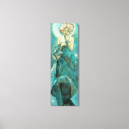 Alphonse Mucha Moonlight Clair de Lune Art Nouveau Canvas Afdruk
