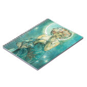 Alphonse Mucha Moonlight Clair de Lune Art Nouveau Notitieboek (Linkerzijde)