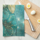 Alphonse Mucha Moonlight Clair de Lune Art Nouveau Theedoek (Quarter Fold)