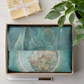 Alphonse Mucha Moonlight Clair de Lune Art Nouveau Tissuepapier (Geschenk)