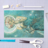 Alphonse Mucha Moonlight Clair de Lune Art Nouveau Tissuepapier (Craft)