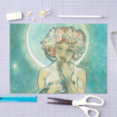 Alphonse Mucha Moonlight Clair de Lune Art Nouveau Tissuepapier (Craft)