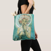 Alphonse Mucha Moonlight Clair de Lune Art Nouveau Tote Bag (Dichtbij)