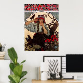 Alphonse Mucha Moraviair Teacher's Choir GalleryHD Poster (Thuiskantoor)