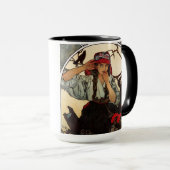 Alphonse Mucha Moraviair Teachers Choir Mok (Voorkant rechts)