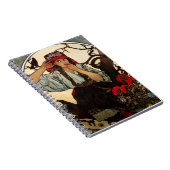 Alphonse Mucha Moraviair Teachers Choir Notebook Notitieboek (Rechterzijde)