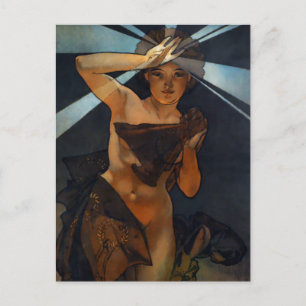 Alphonse Mucha Morning Star Briefkaart
