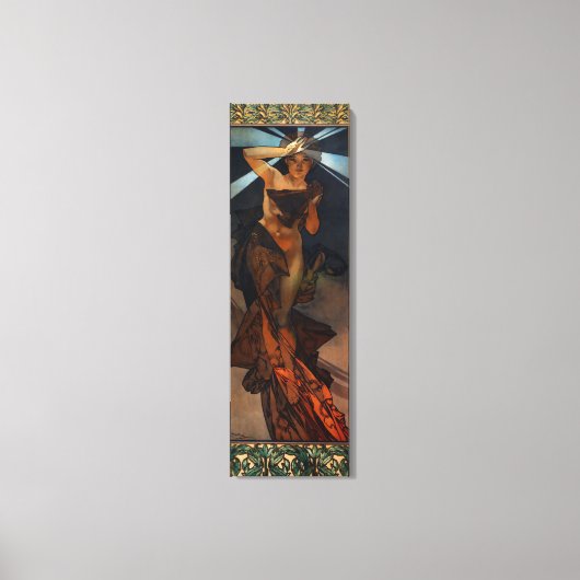 Alphonse Mucha Morning Star Canvas Poster (Voorkant)