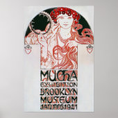 Alphonse Mucha. Mucha Exhibition 1921 Poster (Voorkant)
