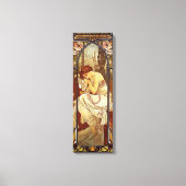 Alphonse Mucha, nachtrust Canvas Afdruk (Voorkant)