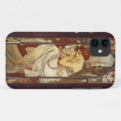 Alphonse Mucha, nachtrust Case-Mate iPhone Case (Achterkant (horizontaal))