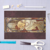Alphonse Mucha, nachtrust Tissuepapier (Craft)