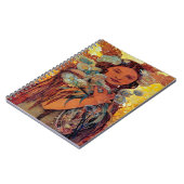 Alphonse Mucha - Native American Woman Notitieboek (Linkerzijde)