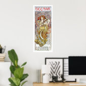 Alphonse Mucha. Nectar, 1899 Poster (Thuiskantoor)