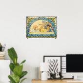 Alphonse Mucha. Nenuphar/Waterlily, 1898 Poster (Thuiskantoor)