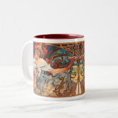 Alphonse Mucha Nouveau Biscuit Lady Coffee Mok (Voorkant links)
