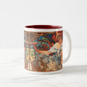 Alphonse Mucha Nouveau Biscuit Lady Coffee Mok (Voorkant rechts)