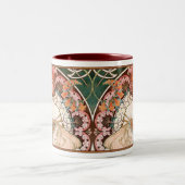 Alphonse Mucha Nouveau Lady Coffee Mok in Pinks (Center)