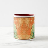Alphonse Mucha Nouveau Winter Lady Coffee Cup Mok (Center)