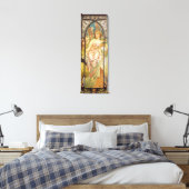 Alphonse Mucha, Ochtendontwaken Canvas Afdruk (Insitu (Slaapkamer))