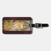 Alphonse Mucha, Ochtendontwaking Bagagelabel (Voorkant horizontaal)