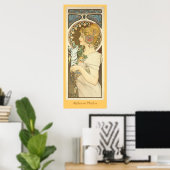 Alphonse Mucha Painting Poster (Thuiskantoor)