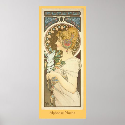 Alphonse Mucha Painting Poster (Voorkant)
