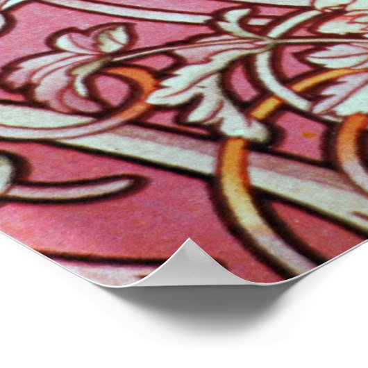 Alphonse Mucha. Parmi Les Fleurs 1900 Poster (Hoek)