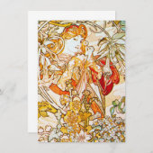 Alphonse Mucha - Peonies Bedankkaart (Voorkant / Achterkant)