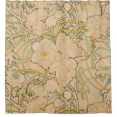Alphonse Mucha - Peonies Douchegordijn (Voorkant)