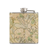 Alphonse Mucha Peonies Peony Rozen Fawn 1897 kolf Heupfles (Achterkant)