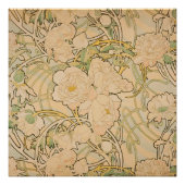 Alphonse Mucha - Peonies Perfect Poster (Voorkant)