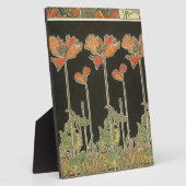 Alphonse Mucha  Popular Art Nouveau Poppies Fotoplaat (Zijkant)
