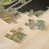 Alphonse Mucha  Popular Art Nouveau Poppies Legpuzzel (Zijkant)