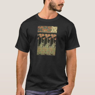 Alphonse Mucha  Popular Art Nouveau Poppies T-shirt