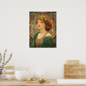 Alphonse Mucha Poster (Keuken)